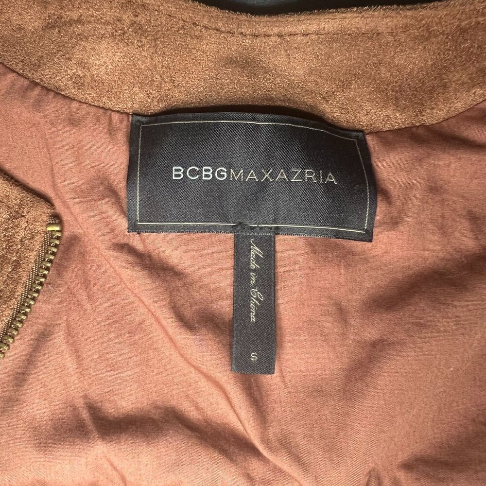 BCBGMAXAZRIA Fringe Jacket S Vintage Y2K 70s Cowgirl Western Boho Festival Retro - Picture 7 of 8